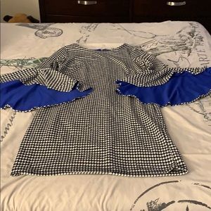 Black and white dress